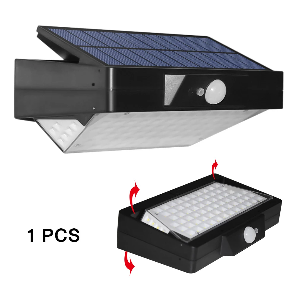 Светодиодный водонепроницаемый наружный настенный светодиодный светильник Ночной свет с питанием от солнечной панели PIR датчик движения авто с солнечной лампой крыльцо для улиц и ограждений садовое освещение