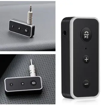 

Car Bluetooth 5.0 Receiver 3.5mm AUX Audio Wireless Adapter For Headphones Speaker Music 3.5 Jack Handsfree With Microphone
