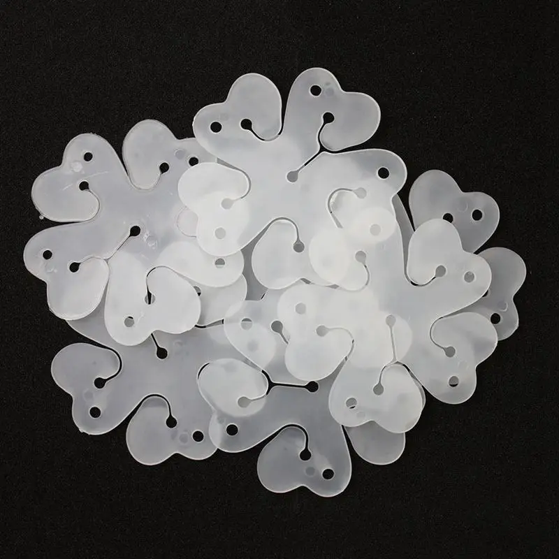 

Hot 10 PCS plastic Balloon Sheet Flower Shape Clip Birthday Party