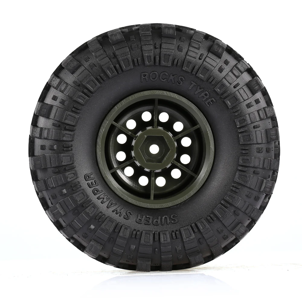 4 шт. AUSTAR RC Wheel110mm 1 9 'обод резиновых шин для 1/10 автомобилей Traxxas HSP Redcat RC4WD Axial SCX10 D90