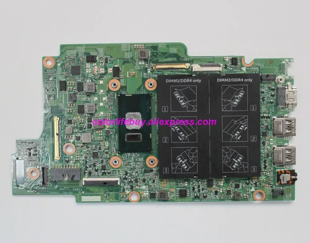 

Genuine YKP87 0YKP87 CN-0YKP87 W i5-6200U CPU DDR4 Laptop Motherboard for Dell Inspiron 15 5368 Notebook PC