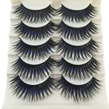 5 Pairs 3D Silk Eyelashes Hand Made Natural Long Faux Mink Lashes Vegan Cruelty Free False Lashes Extensions Maquiagem Makeup