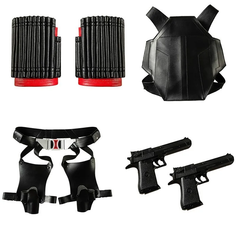 Avengers Endgame 4 Black Widow Costume Natasha Romanoff Cosplay Adult Halloween Only Jumpsuit Belt Holster Boots Accessories