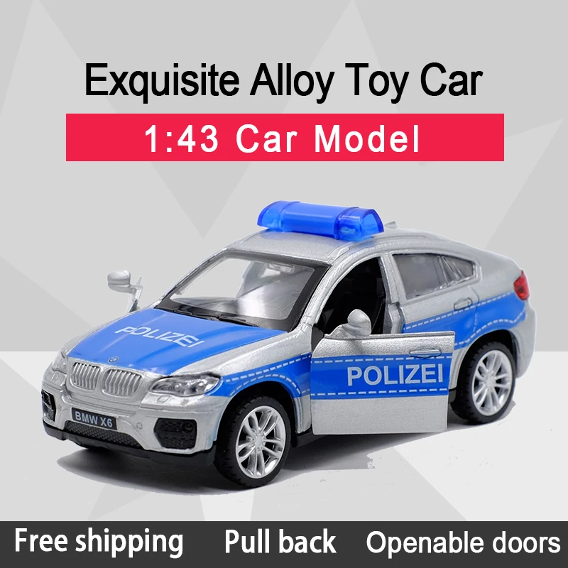 New Arrival Caipo 1:43 X6(Police Toy Car) Alloy Diecast Car Model Toy With Pull Back /For Kids Gifts /Educational Toy Collection
New Arrival Caipo 1:43 X6(Police Toy Car) Alloy Diecast Car Model Toy With Pull Back /For Kids Gifts /Educational Toy Collection