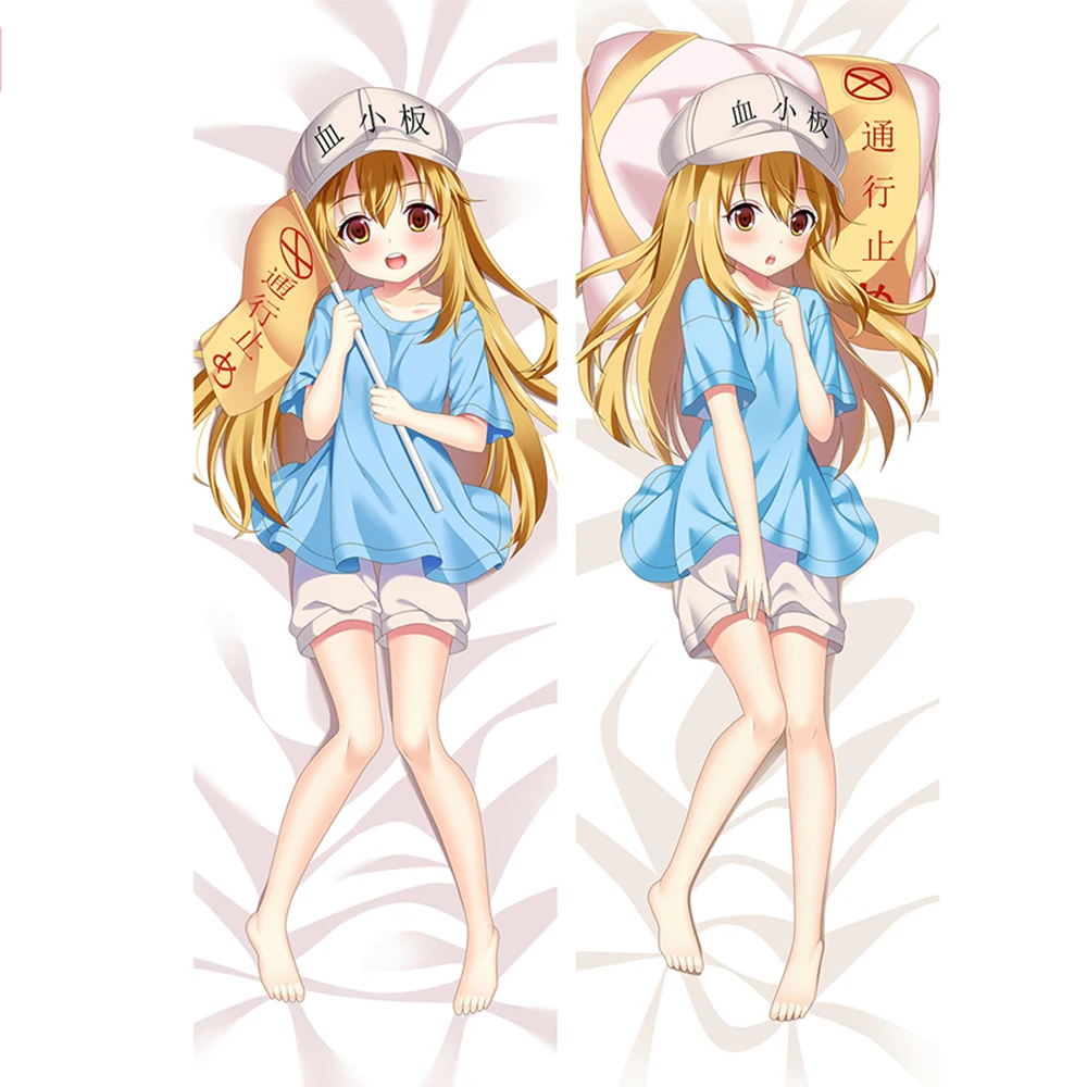 OHCOMICS 105x40 см/150x50 см Hataraku Saibou Cells At Work Platelet Kesshouban Подушка Dakimakura чехол для кровати