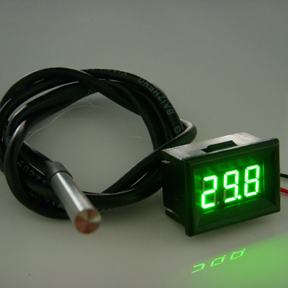 IC тестер термометр высокое Температура измеритель K-Тип M6 DC 4,0 V-28 V регулятор температуры с термопарным один цифровой светодиодный Дисплей