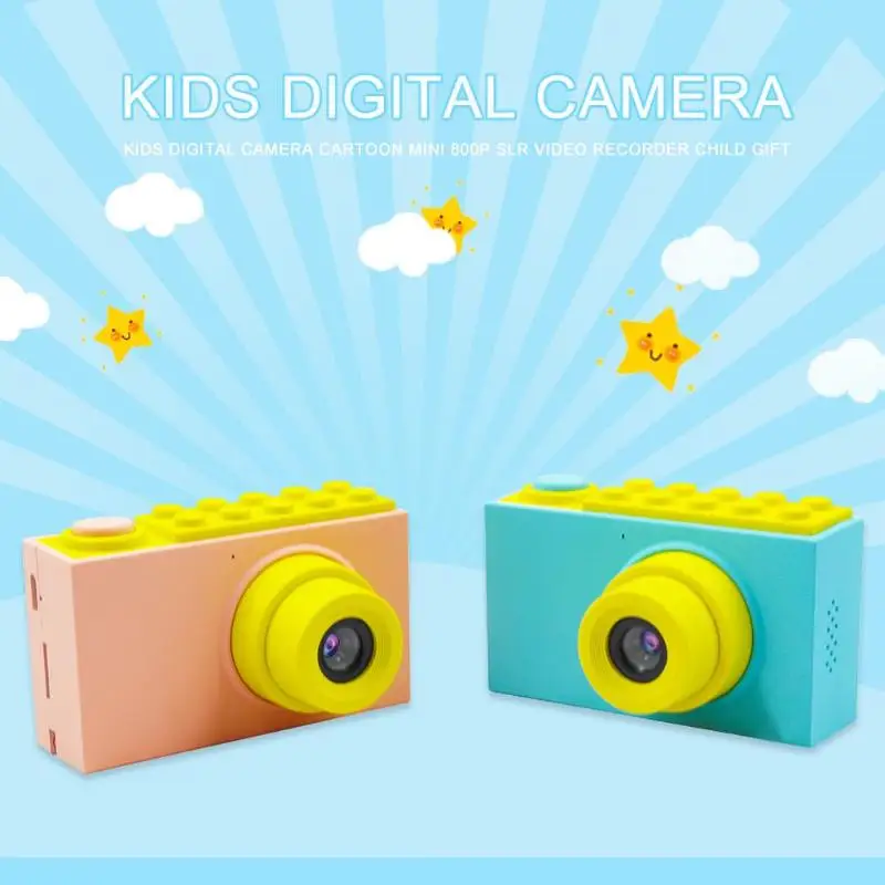 

Kids Digital Camera Cartoon Mini 800P SLR Video Recorder Child Toys Gifts Small Cameras for children Household Cameras