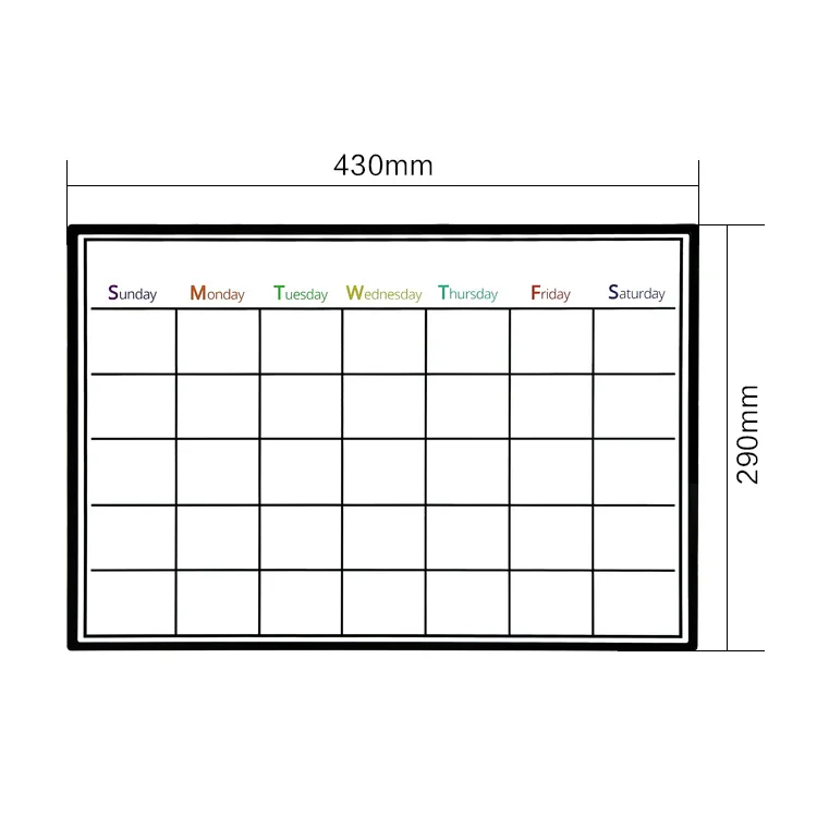 Магнитный календарь наклейка стираемый холодильник доска для сообщений календарь памятная доска для сообщений