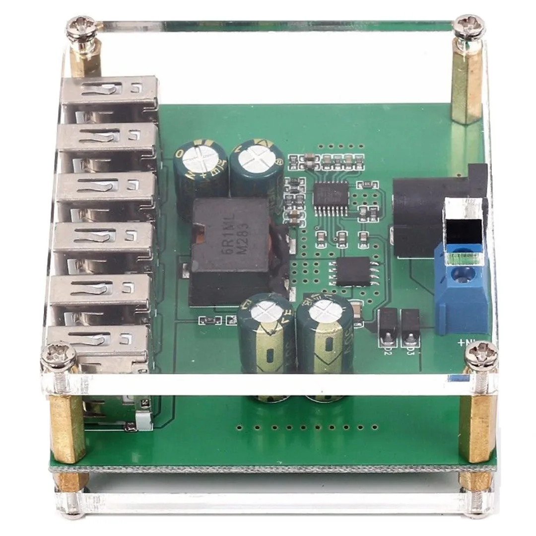

5V Power Supply Step Down Module 6-Channel USB Output Buck Converter Step Down Converter for Smart Home