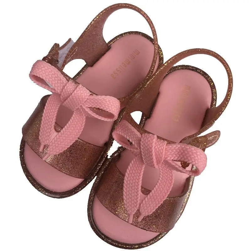 Модные сандалии mar bb с бантом; детские сандалии; Новинка года; сандалии из ПВХ для девочек