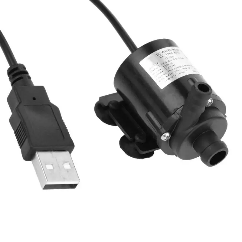 

JT-160A Low Pressure DC 12V USB Brushless Submersible Motor Water Pump for water cooling system