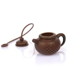 Длинные удобный нержавеющая сталь Ручка Чай сетки мяч фильтр стабильный Силиконовый Фильтр сильный Чай утечки принадлежности, ложки-ситечки