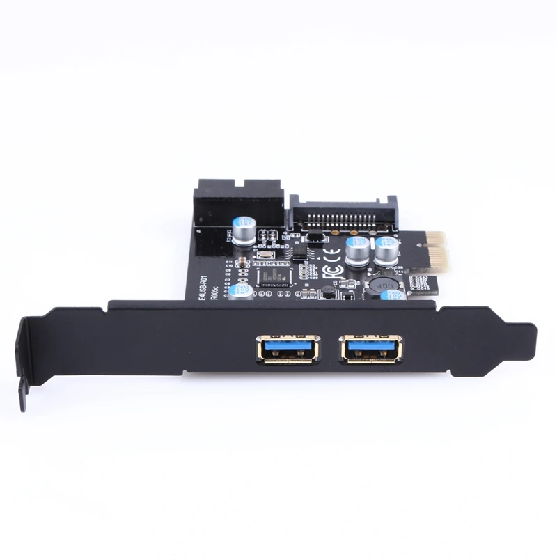 Супер Скорость Usb 3 0 Pci E 2 Порты и разъёмы Express карты расширения 19 Pin Мощность разъем