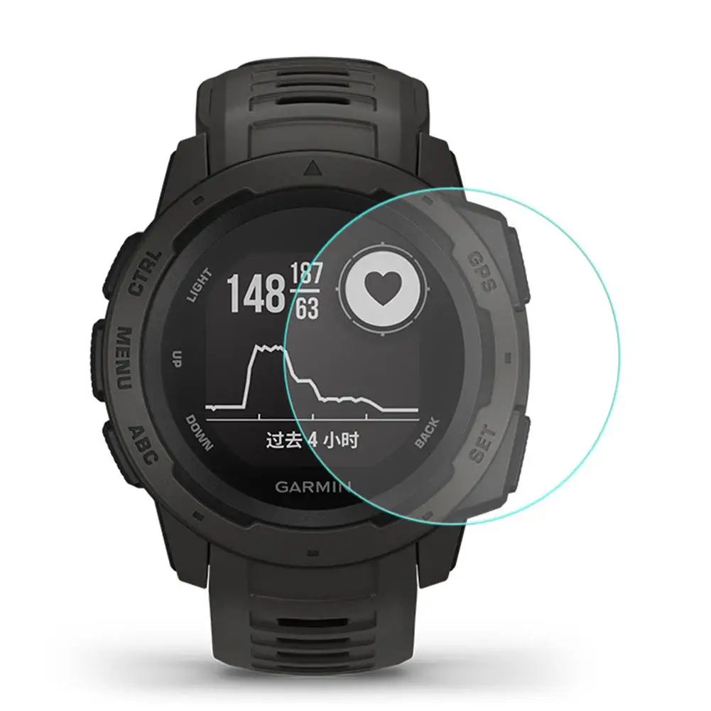 Защита для экрана HLH 9 H твердость к царапинам закаленное стекло Garmin Instinct анти-пена