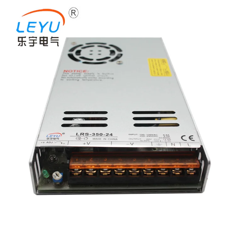

slim type 220vac 12vdc single output constant voltage 350w 30A overload LRS-350-12 switching power supply for led lighting