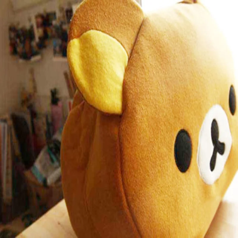 Women Plush Handbag Cartoon Big Bear Daily Party Shopping Round