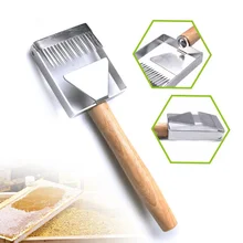 Apiculture 5 шт. медовый гребень инструмент медовый гребень нож-скребок для пчеловодов металл+ деревянная ручка оборудование Apicultura разворачивающая вилка инструменты для пчеловодства