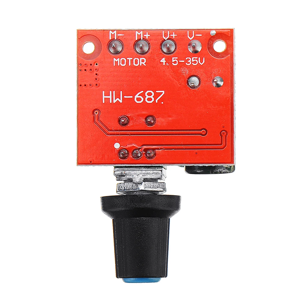 DC 5V к 35V 5A 90W Мини мотор контроллер скорости ШИМ модуль регулятор регулируемый