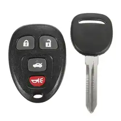 4 кнопки Keyless Entry Remote Fob + Uncut Чип зажигания приемоответчика ключ для Chevrolet 2006-2010