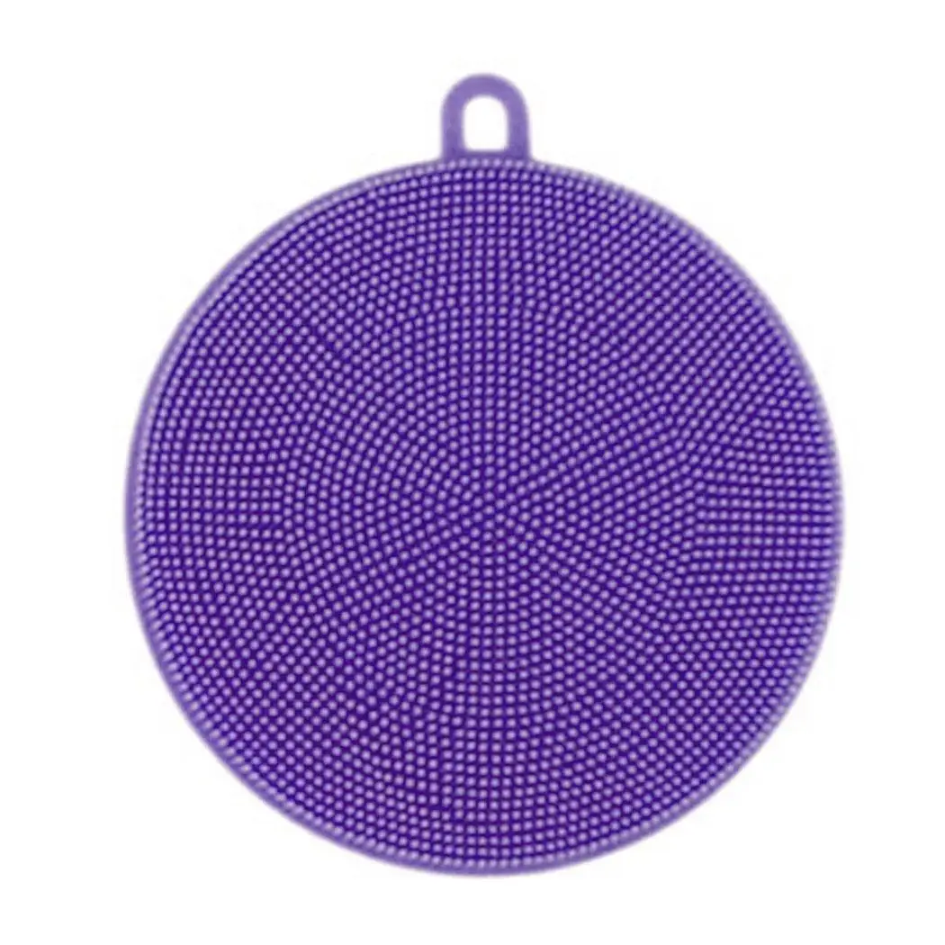 

Round Multi-function Dishwashing Brush Dish Bowl Brush Kitchen With Hole Cleaning Tool