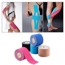 Хлопок спортивная лента мышцы медицинские ленты для колена шина плечо мышцы самоклеящийся пластырь первой помощи FDA одобрено