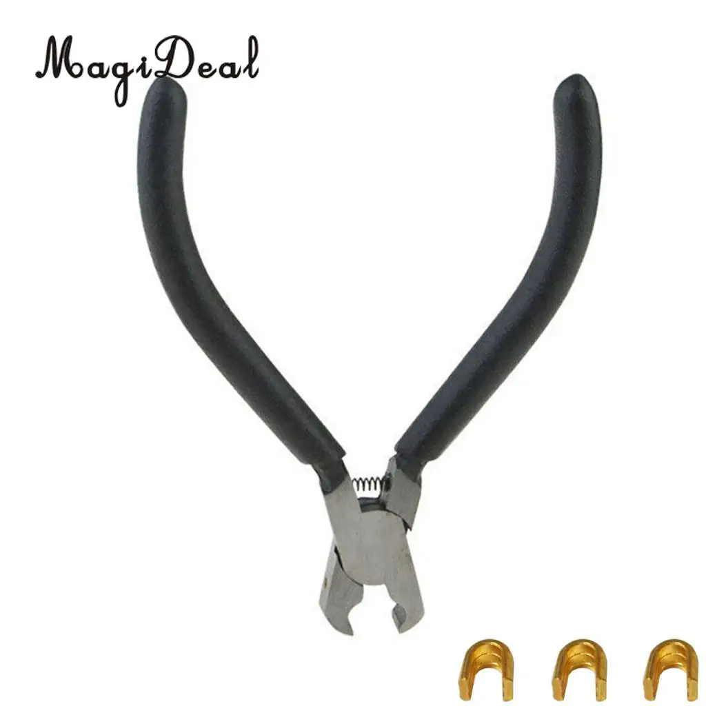 MagiDeal Archery Nocking Buckle Pliers String D Loop Nock Points