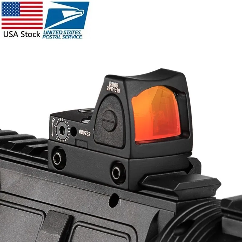 

Mini RMR Red Dot Sight Collimator Glock /Handgun Reflex Sight Scope fit 20mm Weaver Rail For Airsoft / Hunting Rifle