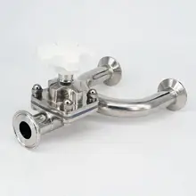 " 25 мм 316L нержавеющая сталь санитарный U Тип 1,5" Tri Clamp мембранный клапан доморощенный