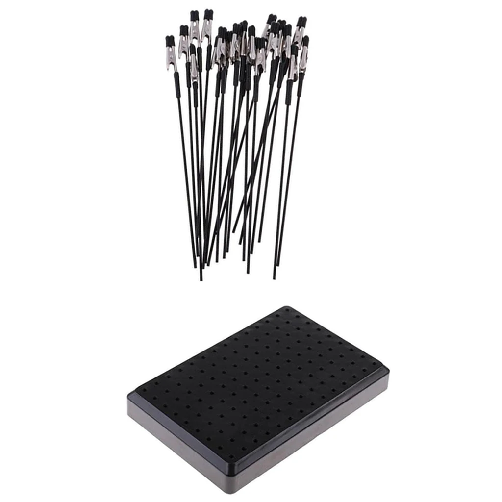 20x Modelers Color Paint Tool Supply Clip Sticks 17.8cm w/ Holder Base Stand | Игрушки и хобби