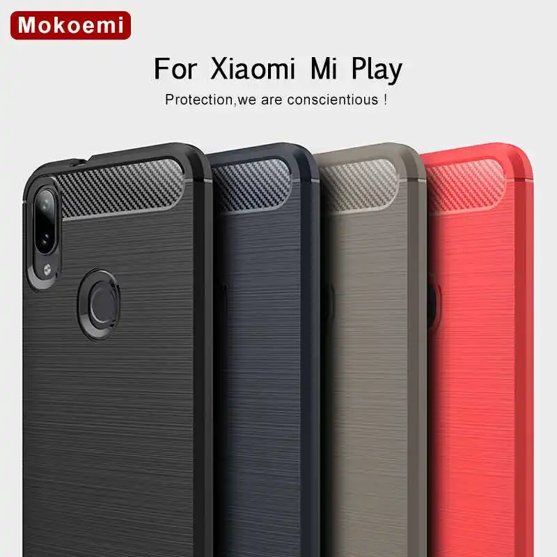 Mokoe mi модный Ударопрочный Мягкий силиконовый чехол 5,8" для Xiaomi mi Play, чехол для Xiaomi mi Play, чехол для телефона