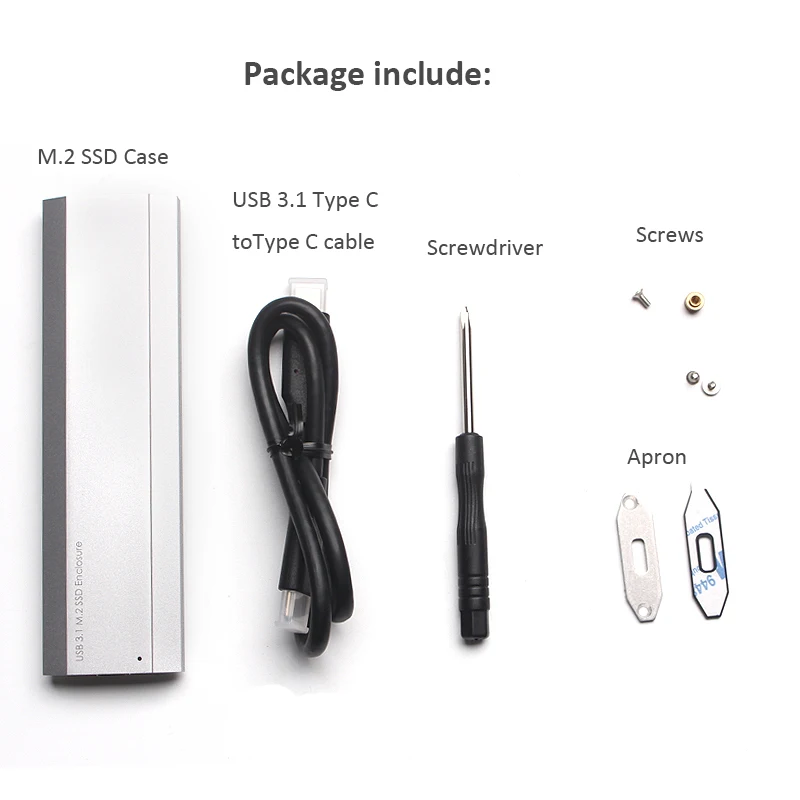 Кабель преобразователь жёсткого диска ult best NVMe PCIe M.2 SSD в USB 3 1 Type C Gen2 10