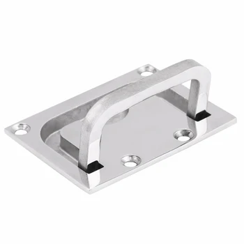 

Boat 316 Cabinet Pull Stainless Steel Flush Hatch Locker Cabinet Lift Pull Handle for Marine Yacht