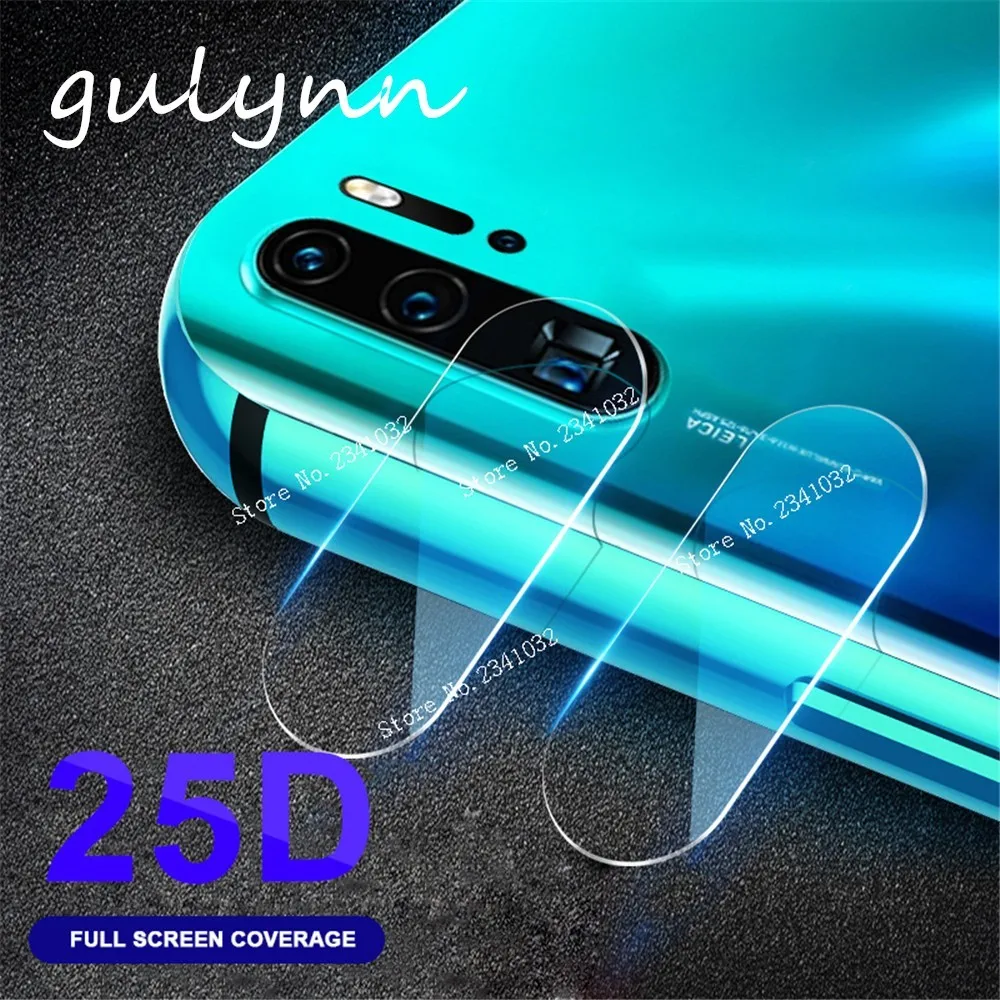 Защитное стекло 25D для камеры Huawei P30 P20 Mate 20 Pro Lite Nova 4E 3i Y6 Y7 Y9 2019 2 шт.|Защитные стёкла