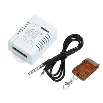 

Smart Wifi Switch RF 433MHz 3500W Monitoring Temperature Wireless Home Automation Kit with Waterproof DS18B20 Temperature Sensor