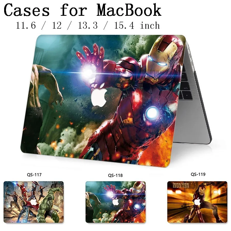 

New For Notebook MacBook Laptop Case Sleeve For MacBook Air Pro Retina 11 12 13.3 15.4 Inch With Screen Protector Keyboard Cove