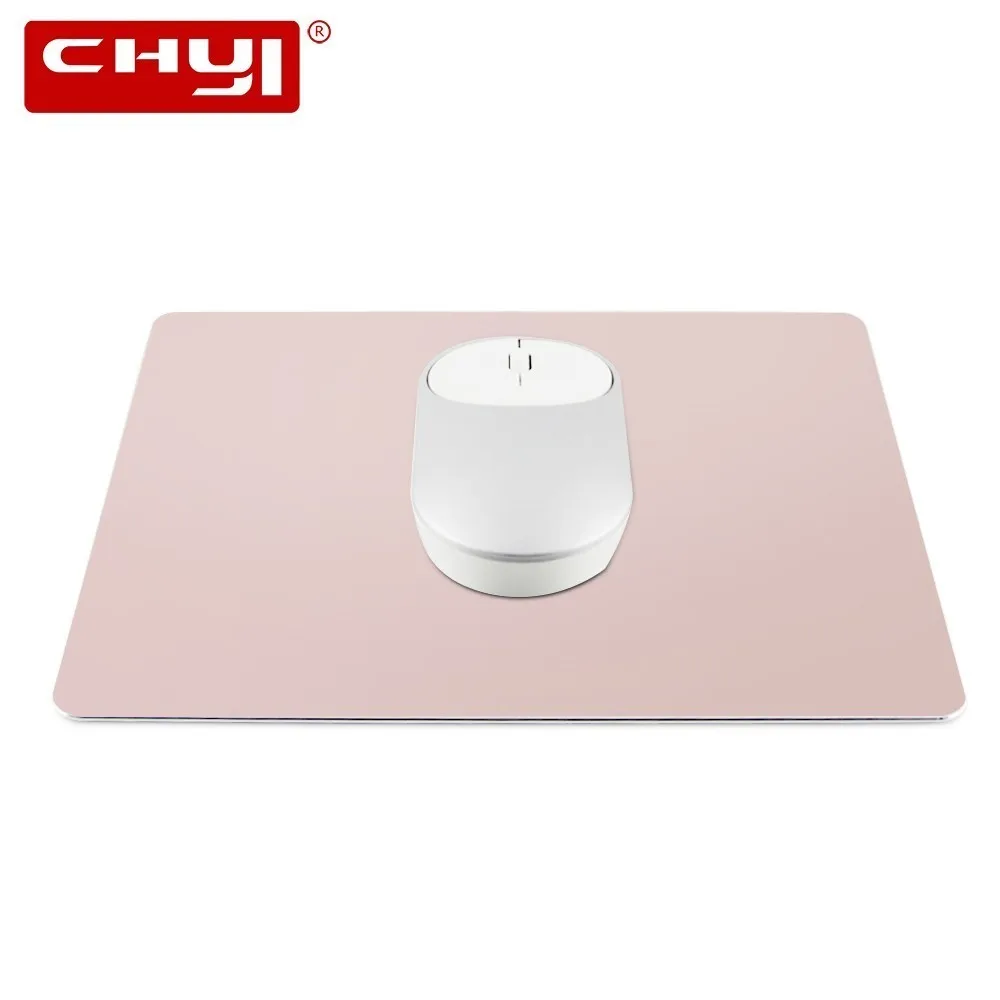 

CHYI Aluminum Alloy Slim Gaming Mouse Pad Gamer Waterproof PC Computer Laptop Game Mouse Mat For Magic Xiaomi Mice