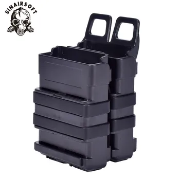 

High Quality 3 Color Airsoft Rifle 5.56 Mag M4 Magazine Fast Attach Tactical Pouch Molle System Hard Shell Cartridge for Hunting
