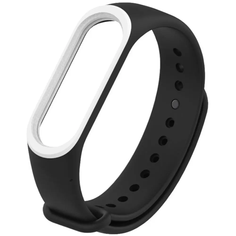 Alfa Wise ремешок для часов двойной цвет Anit Lost Регулируемый TPC Xiaomi Mi Band 3 умные