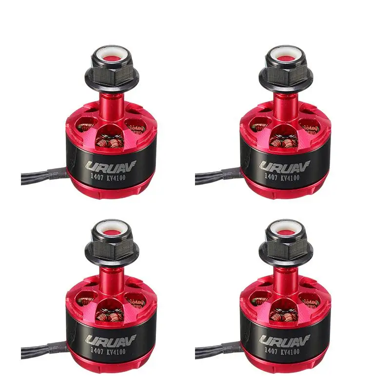 

4PCS URUAV ZD1407 3200KV 4100KV 2-3S Brushless Motor CW for RC Drone FPV Racing Multicopter Motor Part Accessories