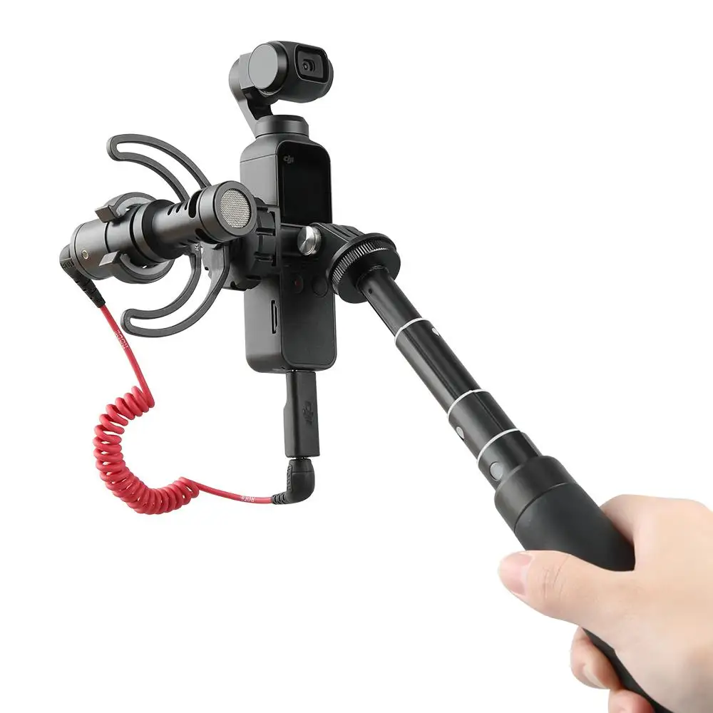 

OSMO Pocket Data Port to Cold Shoe Universal Mount DJI OSMO POCKET Handheld Gimbal Adapter Holder Expansion Accessories PGYTECH