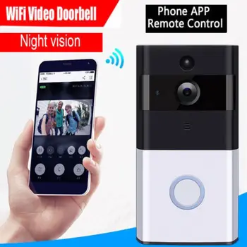 

Smart Wireless Doorbell WiFi Remote Camera Video Intercom System Two-Way Talk Hot Doorbells