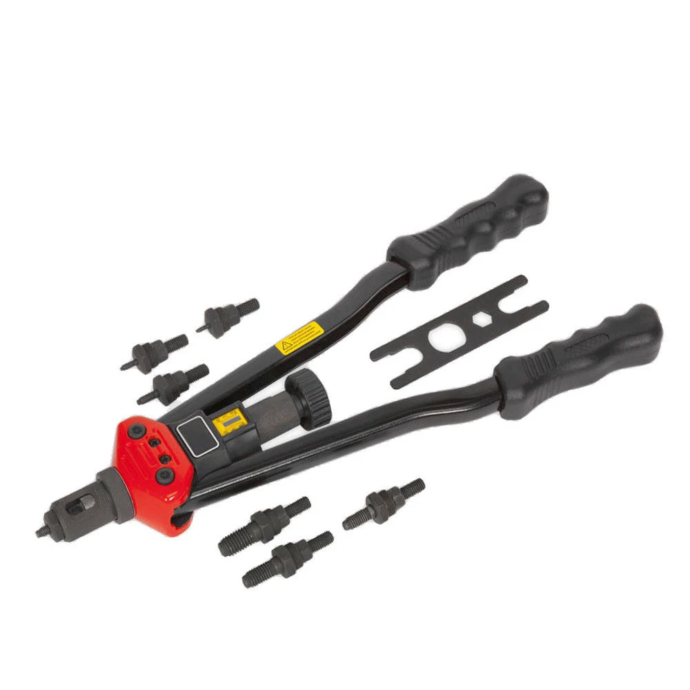 

New Long Arm Threaded Rivet Gun Riveter/Riveting Nuts Insert Kit Hand Tools For Aluminum /Steel /Stainless Steel Metalworking