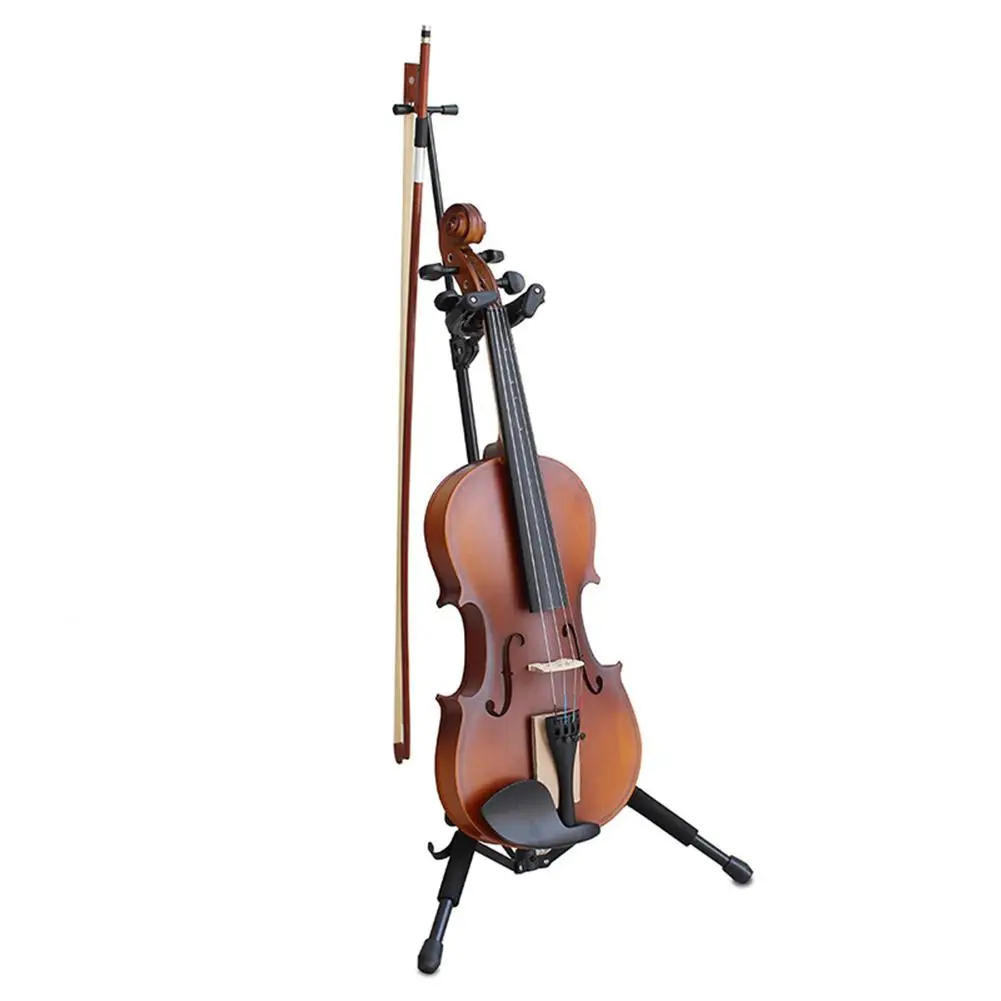 

Flanger Adjustable Foldable Violin Stand Support Portable Metal Holder Self-locking Bracket for Violin Part Accessories FL-13