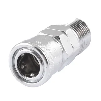 

BHTS-Articulated compressed air quick coupling Adapter silver