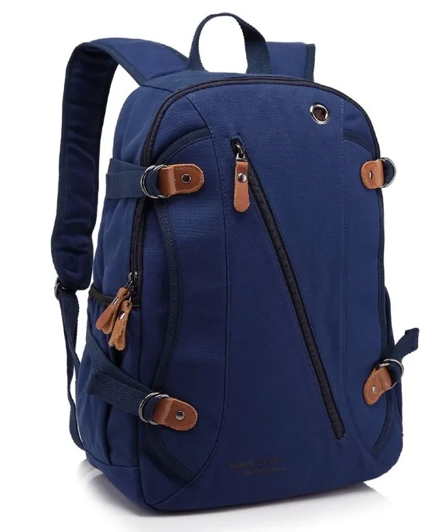 Мужская коричневая Повседневная стильная холщовая школьная сумка через плечо, рюкзаки рюкзак mochilas застежка-молния