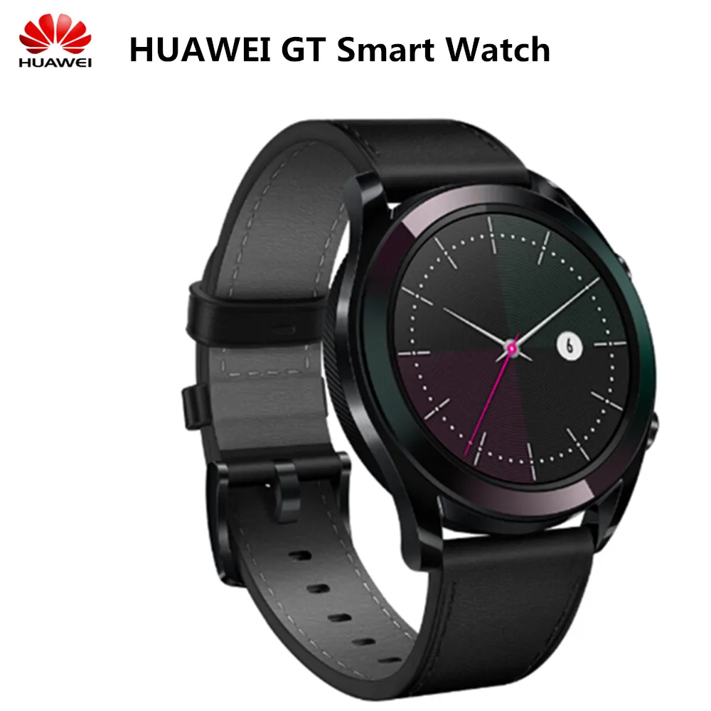 Смарт часы Huawei GT элегантное издание HD экран Bluetooth gps спортивные для улицы NFC