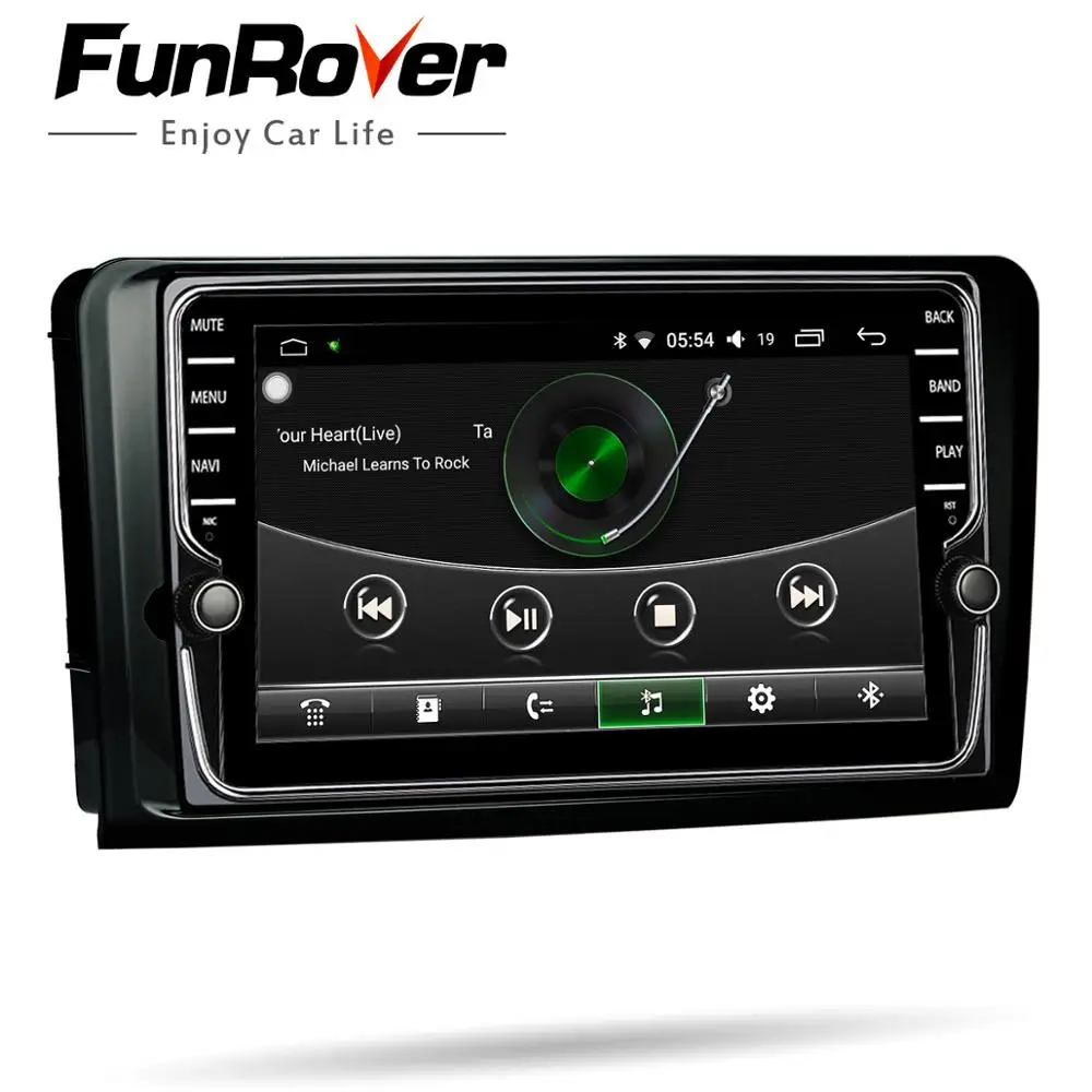 Excellent Funrover IPS 2 Din Car Multimedia gps player Android 8.0 DVD Radio Player For Mercedes/Benz/ML/GL CLASS W164 ML350 ML500 GL320 3
