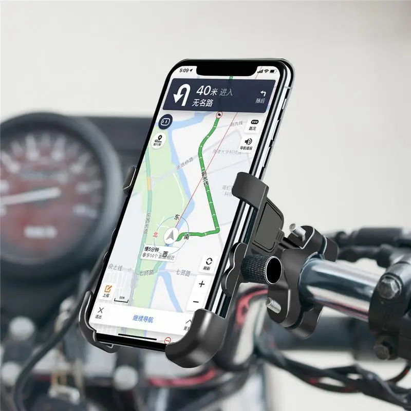 

Motorcycle Mobile Phone Holder Aluminum Alloy IPX6 Waterproof QC3.0 Fast Charge Multi-Function Car Mobile Phone Charging Stand
