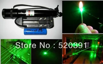 

Super Powerful! Military 100w 10000m Flashlight Green Laser Pointer 532nm Burning Match & Light Burn Cigarettes+charger+gift Box