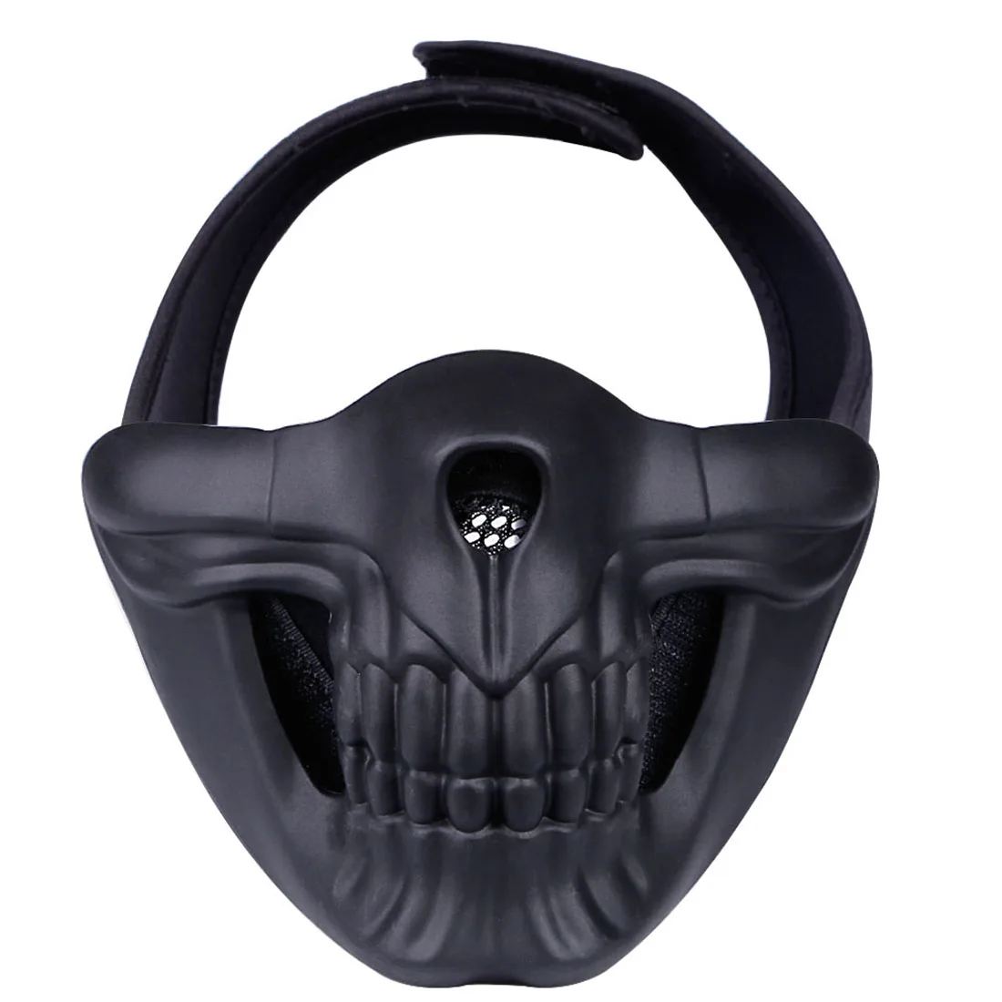 WST Skull Half Face Paintball Mask for Airsoft Outdoor Paintball